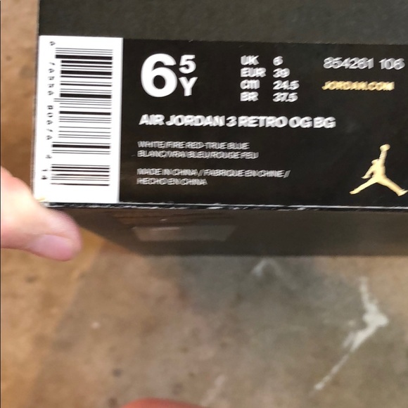 Jordan 3 “true blue” - Picture 2 of 8